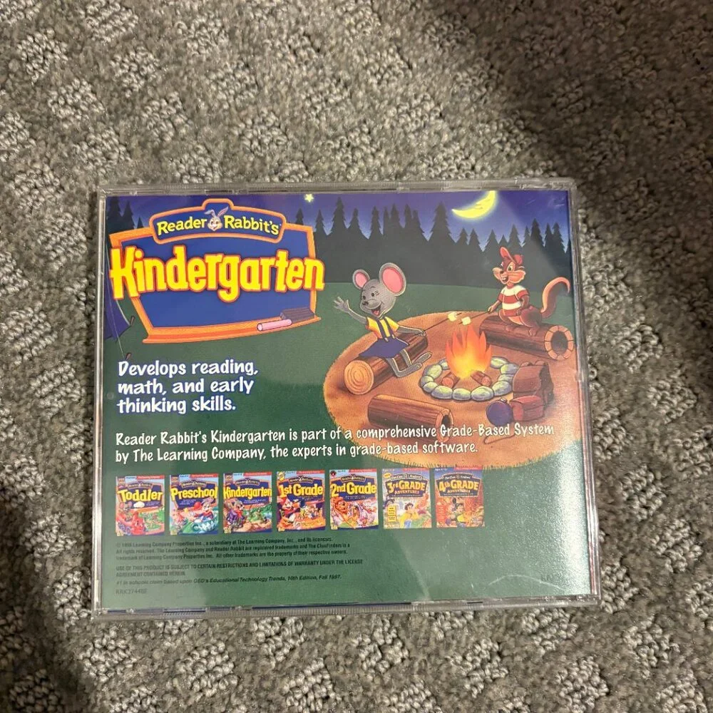 The Learning Company Reader Rabbit Kindergarten Math Ages 4 - 6 Original Version